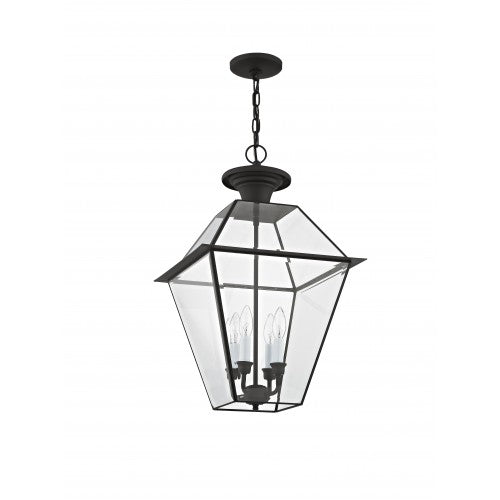 Antique Hardware 4 Light Black Outdoor Lantern Exterior