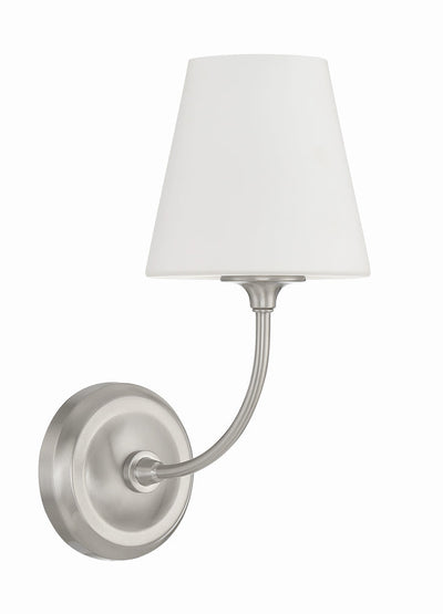 ##Antique Hardware## Libby Langdon Sylvan 1 Light Brushed Nickel Sconce