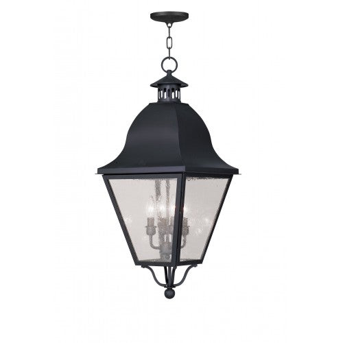 Antique Hardware 4 Light Black Outdoor Lantern Exterior