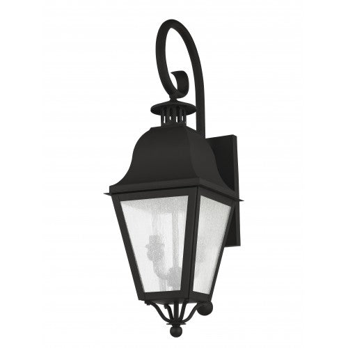 Antique Hardware 2 Light Black Outdoor Wall Lantern Exterior