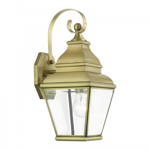 Antique Hardware 1 Light Antique Brass Outdoor Wall Lantern Exterior