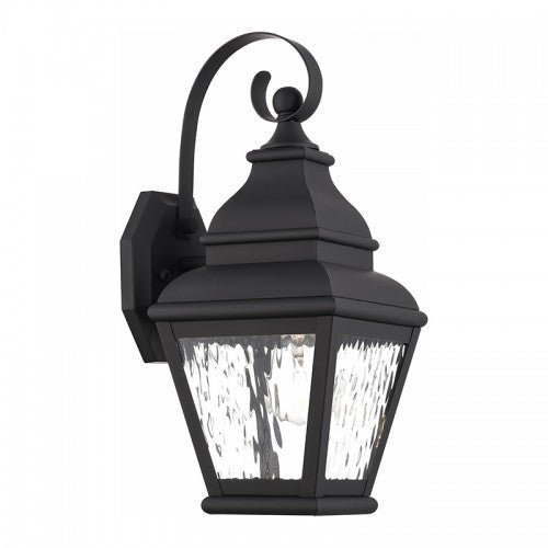 Antique Hardware 1 Light Black Outdoor Wall Lantern Exterior