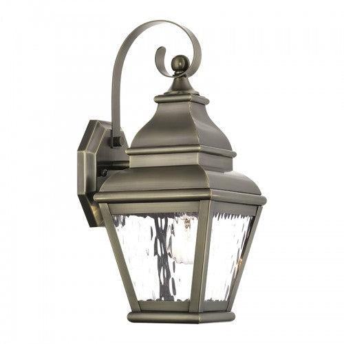 Antique Hardware 1 Light Vintage Pewter Outdoor Wall Lantern Exterior