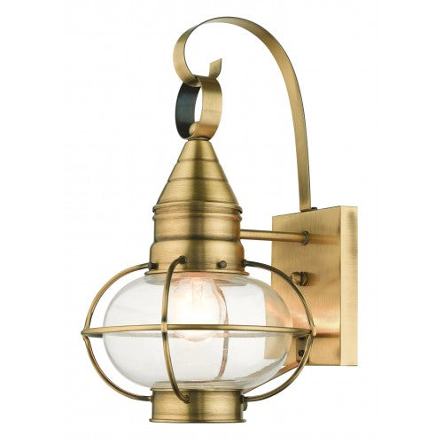 Antique Hardware 1 Light Antique Brass Outdoor Wall Lantern Exterior