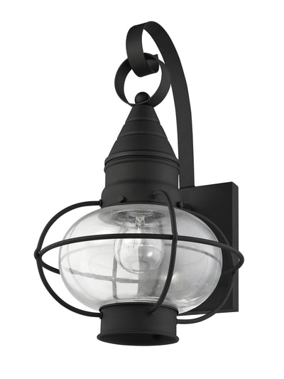 Antique Hardware 1 Light Black Outdoor Wall Lantern Exterior