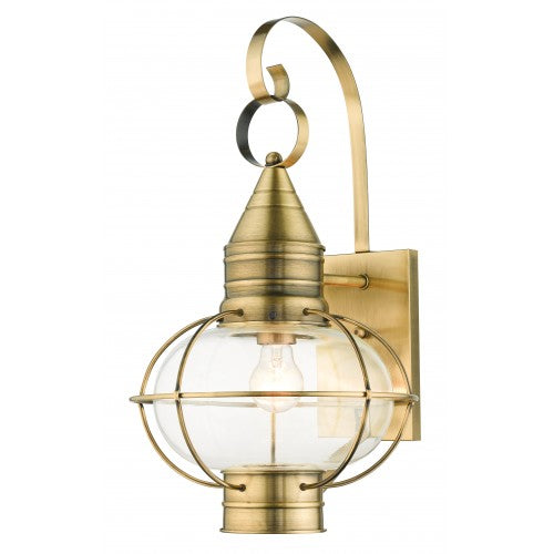 Antique Hardware 1 Light Antique Brass Outdoor Wall Lantern Exterior