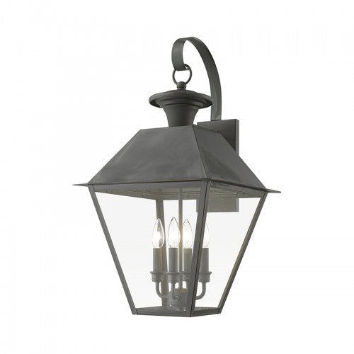 Antique Hardware 4 Light Charcoal Outdoor Extra Large Wall Lantern Exterior