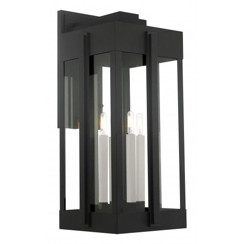 Antique Hardware 4 Light Black Outdoor Wall Lantern Exterior