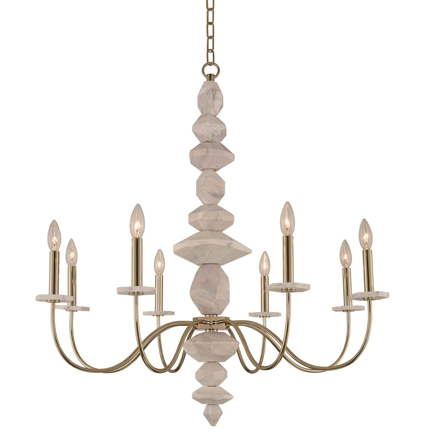 Antique Hardware Carrara 8 Light Chandelier Chandelier