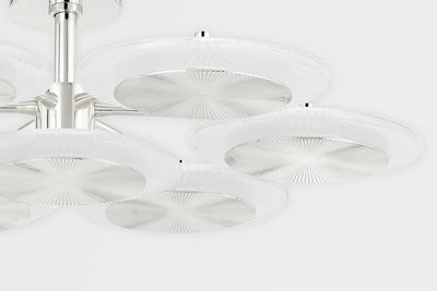 7 Light Semi Flush