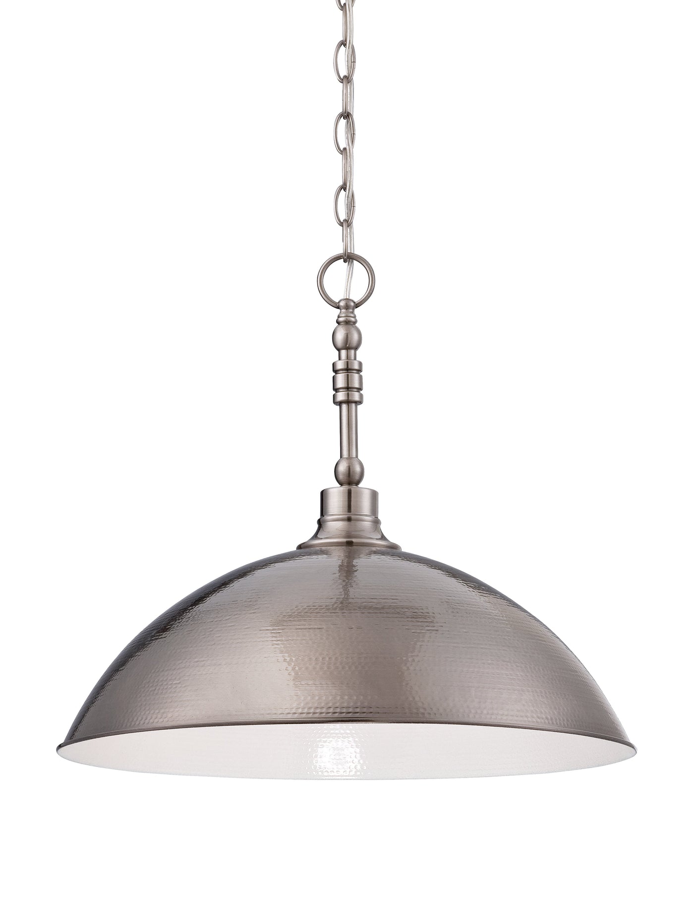 ##Antique Hardware## Timarron 1 Light Large Pendant in Antique Nickel