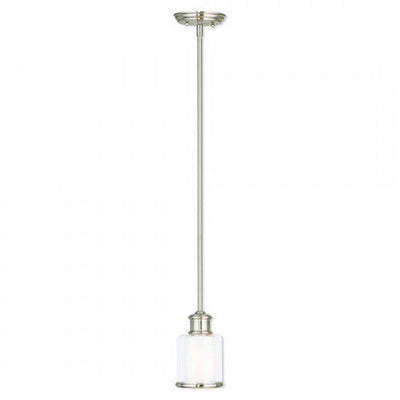 Antique Hardware 1 Light Brushed Nickel Single Pendant Pendant