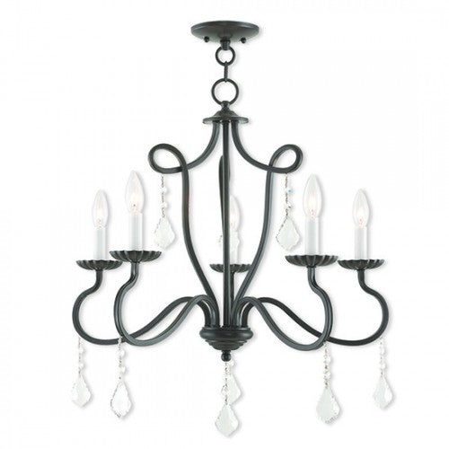 Antique Hardware 5 Light English Bronze Chandelier Chandelier