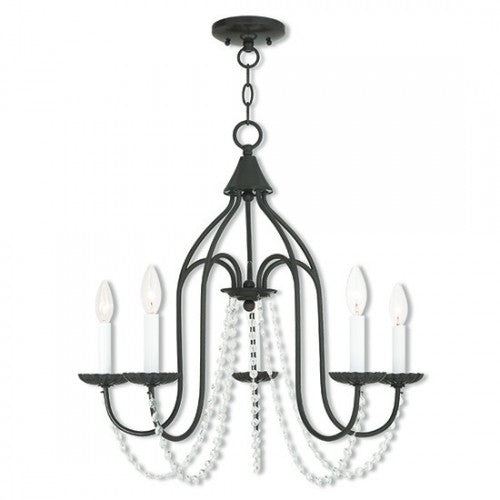 Antique Hardware 5 Light English Bronze Chandelier Chandelier