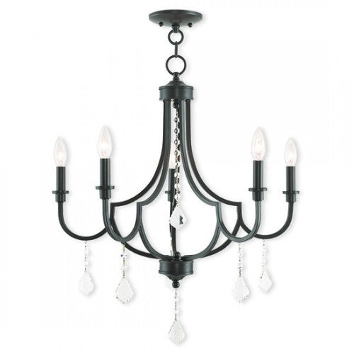 Antique Hardware 5 Light English Bronze Chandelier Chandelier