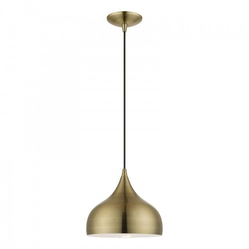 Antique Hardware 1 Light Antique Brass Pendant Pendant