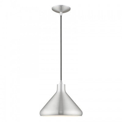 Antique Hardware 1 Light Brushed Aluminum Single Pendant Pendant