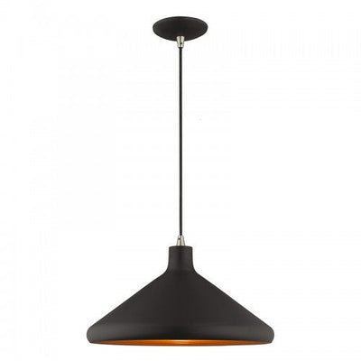 Antique Hardware 1 Light Black Single Pendant Pendant