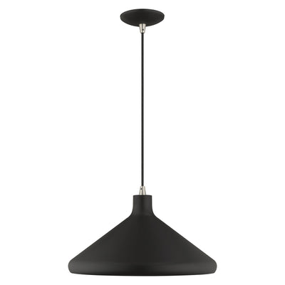 Antique Hardware 1 Light Black Single Pendant Pendant