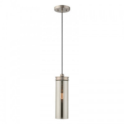 Antique Hardware 1 Light Brushed Nickel Single Pendant Pendant