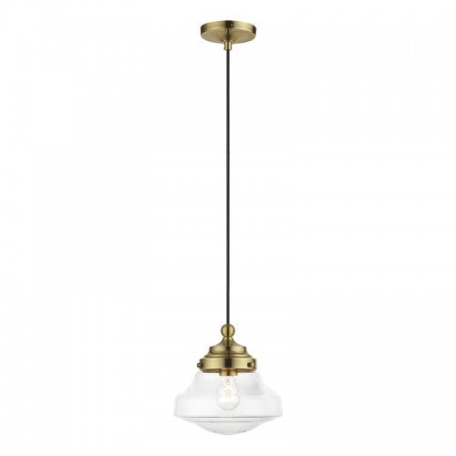 Antique Hardware 1 Light Antique Brass Mini Pendant Pendant