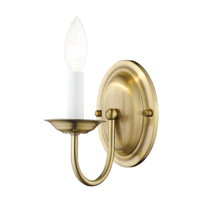 Antique Hardware 1 Light Antique Brass Wall Sconce Wall Sconce