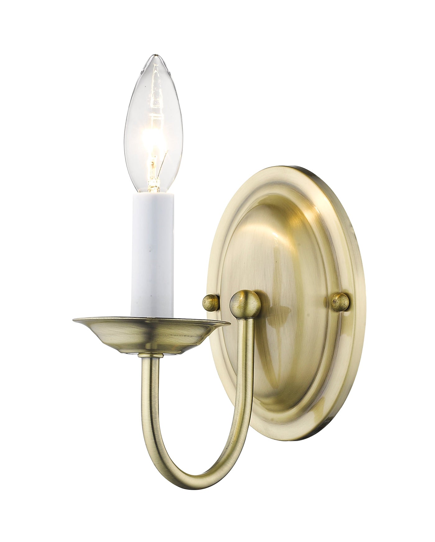 Antique Hardware 1 Light Antique Brass Wall Sconce Wall Sconce