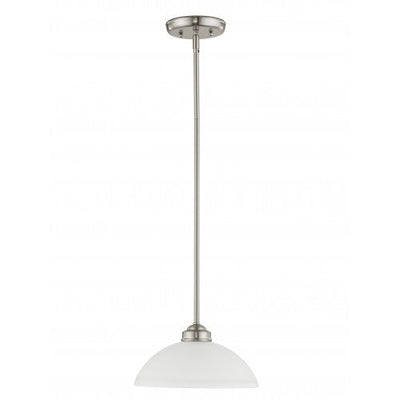 Antique Hardware 1 Light Brushed Nickel Pendant Pendant