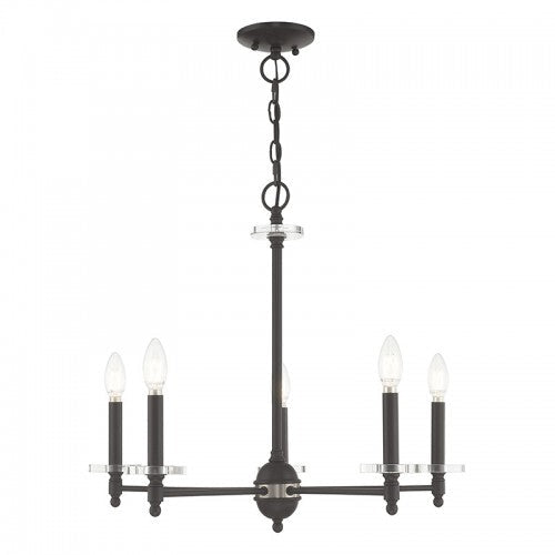 Antique Hardware 5 Light Bronze Chandelier Chandelier