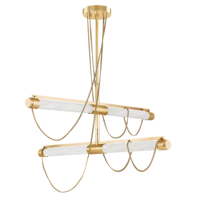 ##Antique Hardware## Lariat Chandelier