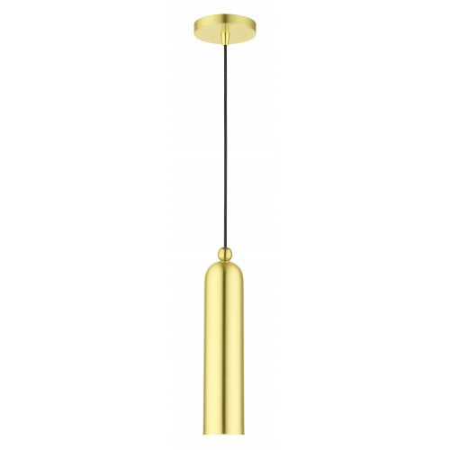 Antique Hardware 1 Light Satin Brass Pendant Pendant