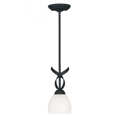 Antique Hardware 1 Light Black Single Pendant Pendant