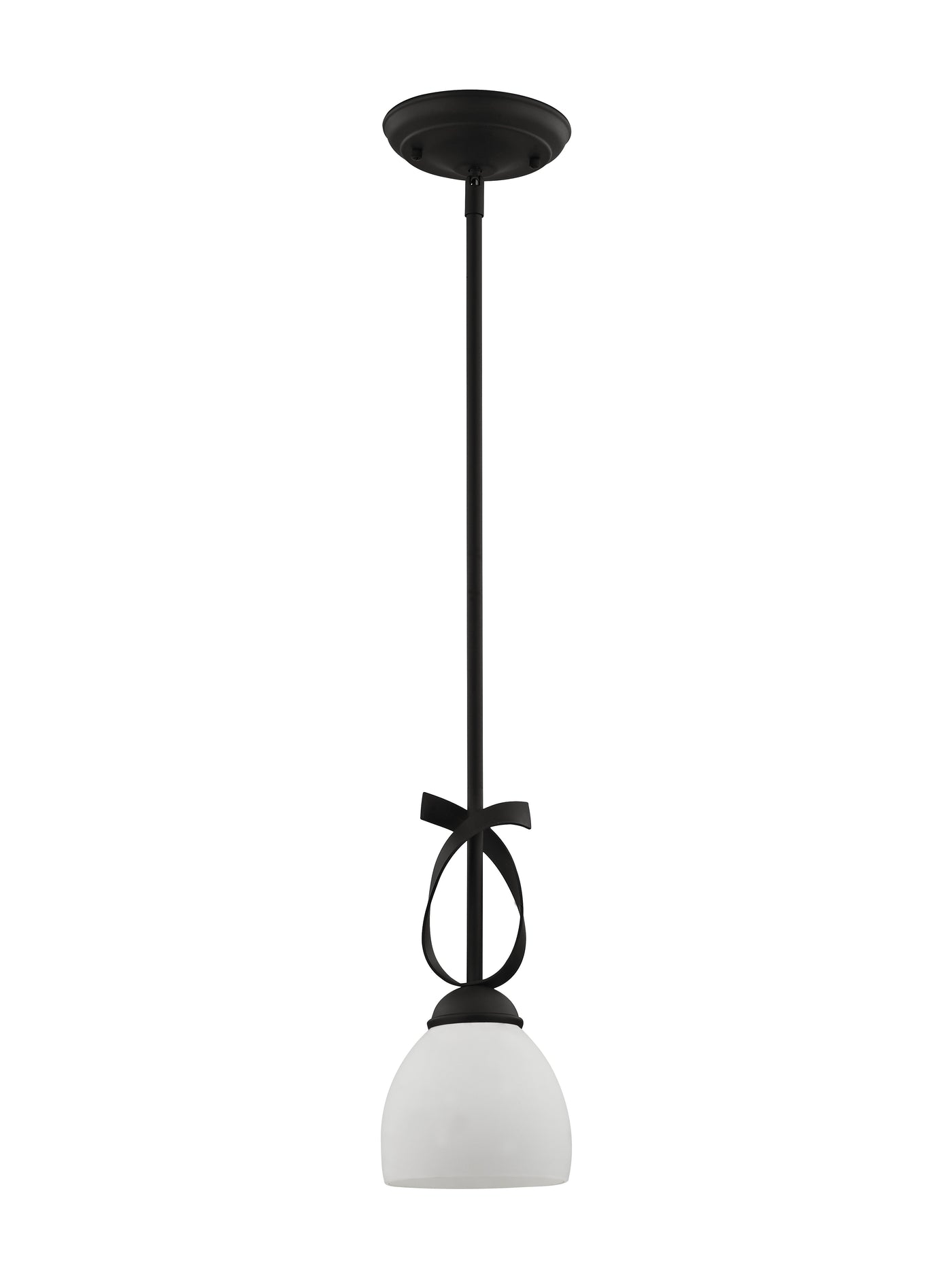 Antique Hardware 1 Light Black Single Pendant Pendant