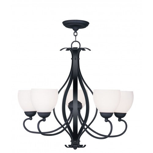 Antique Hardware 5 Light Black Chandelier Chandelier