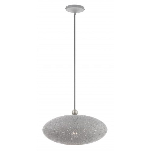 Antique Hardware 1 Light Nordic Gray Pendant Pendant