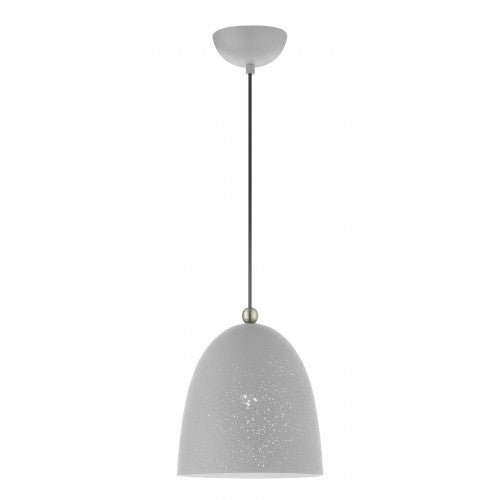 Antique Hardware 1 Light Nordic Gray Pendant Pendant