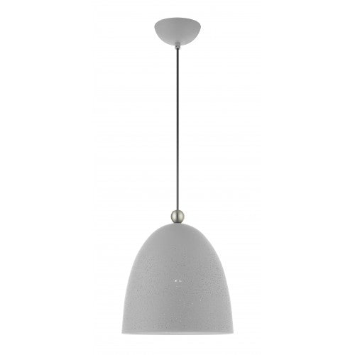 Antique Hardware 1 Light Nordic Gray Pendant Pendant