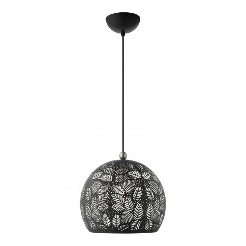 Antique Hardware 1 Light Black Pendant Pendant