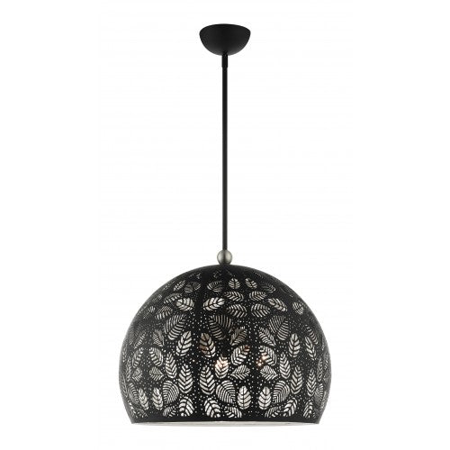 Antique Hardware 3 Light Black Pendant Pendant