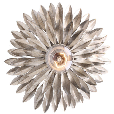 ##Antique Hardware## Broche 1 Light Antique Silver Sconce