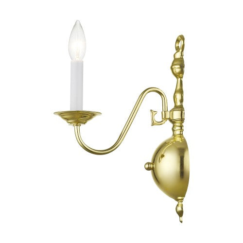 Antique Hardware 1 Light Polished Brass Wall Sconce Wall Sconce