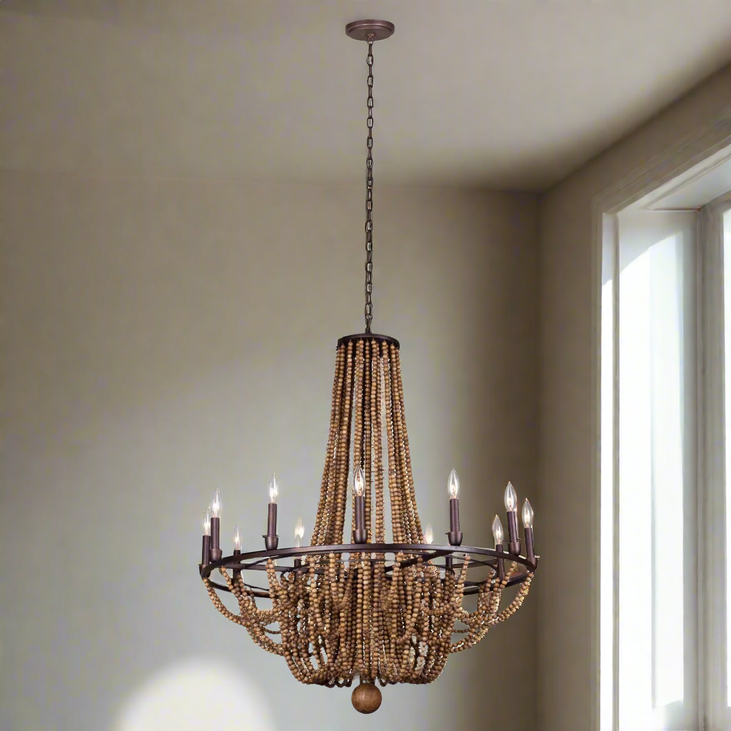 Antique Hardware Beechwood 12 Light Chandelier Chandelier