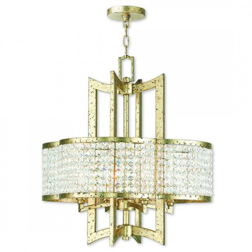 Antique Hardware 4 Light Winter Gold Chandelier Chandelier