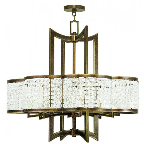 Antique Hardware 8 Light Palaciall Bronze Chandelier Chandelier