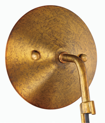 ##Antique Hardware## Orion 1 Light Wall Sconce in Patina Aged Brass