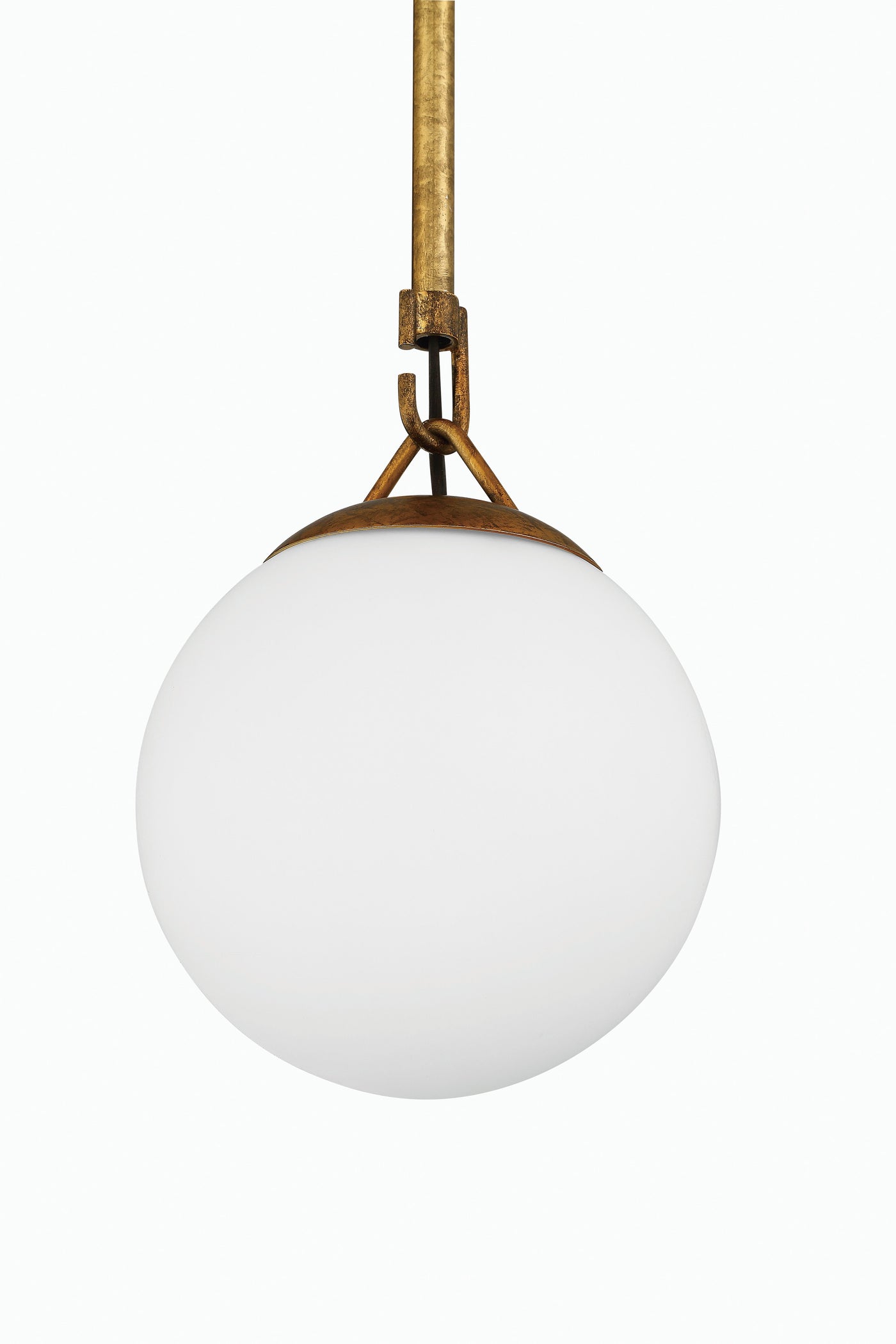 ##Antique Hardware## Orion 1 Light Mini Pendant in Patina Aged Brass