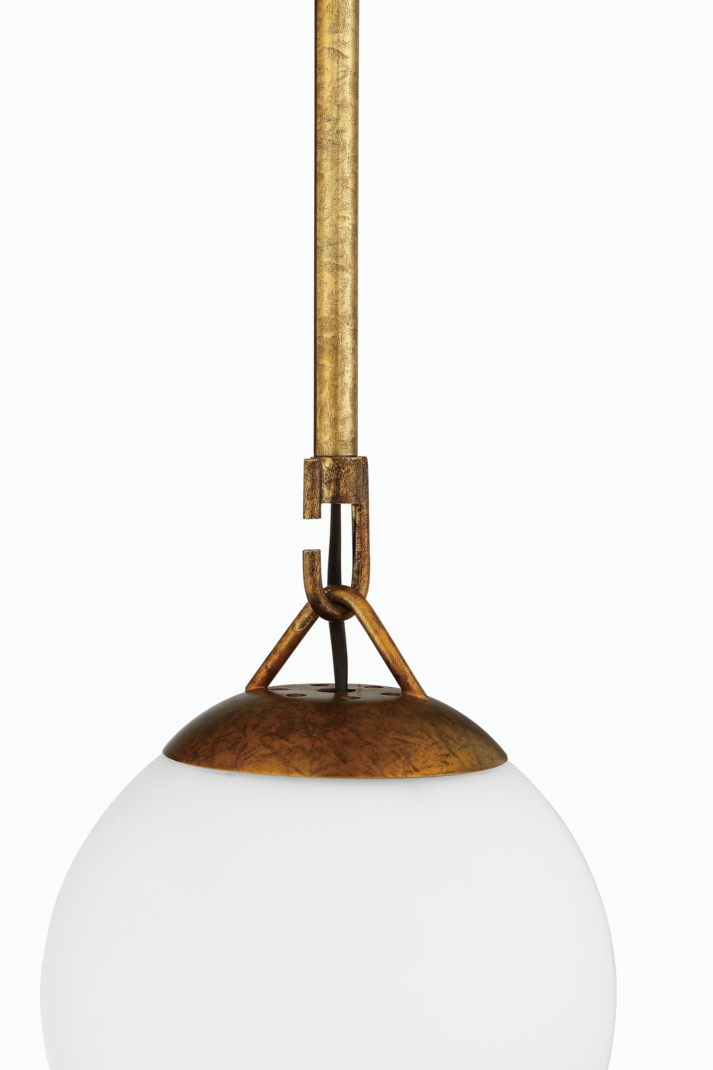 ##Antique Hardware## Orion 1 Light Mini Pendant in Patina Aged Brass