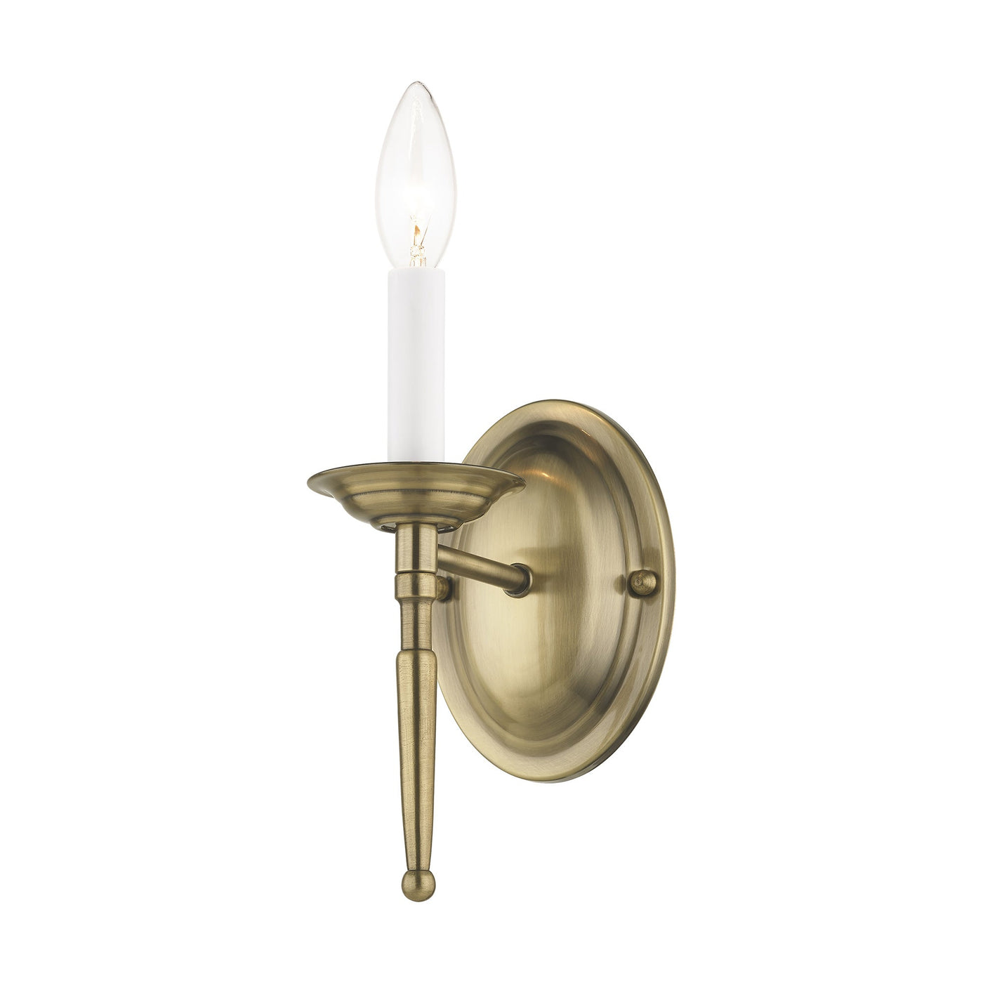 Antique Hardware 1 Light Antique Brass Wall Sconce Wall Sconce