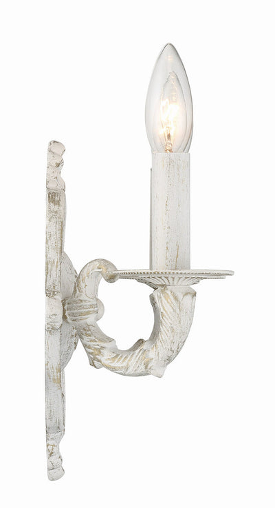 ##Antique Hardware## Paris Market 2 Light Antique White Sconce