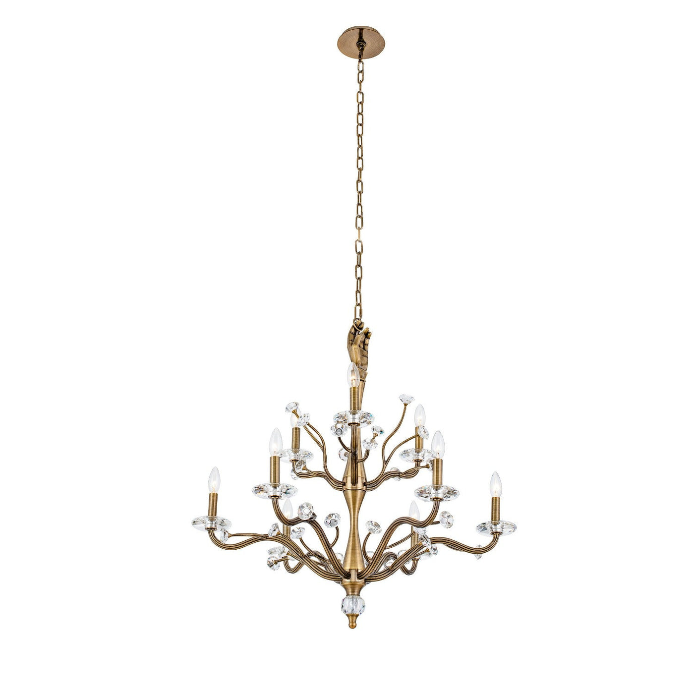 Venus 9 Light 2 Tier Chandelier